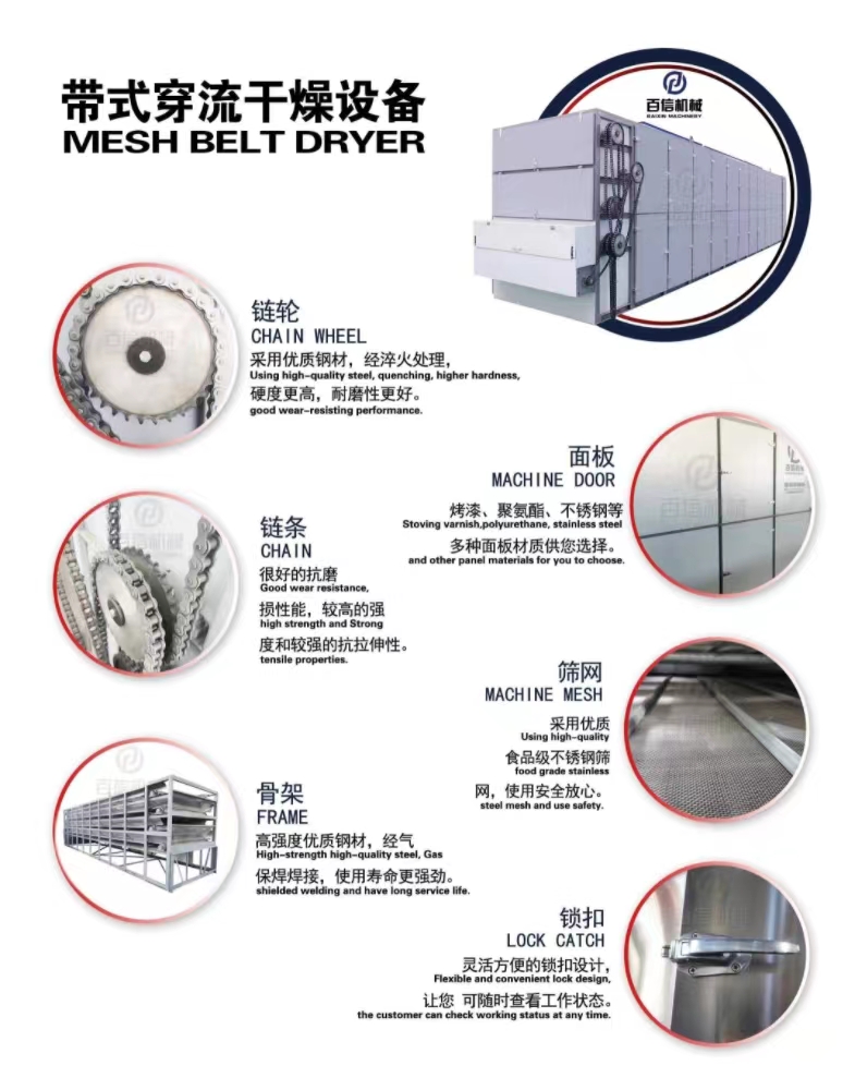 帶式烘干機(jī)特點(diǎn)